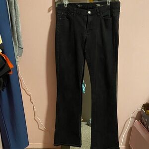 J. Crew Women's Black Boot Cut Jeans